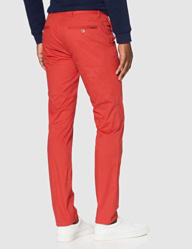 Hackett London Ultra LW Chino Pantalones, Rojo (2epred Apple 2ep), W39 (Talla del Fabricante: 29) para Hombre