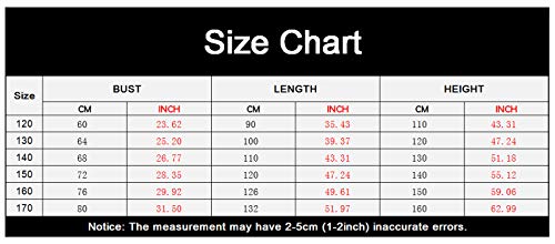 Happy Cherry - Falda Larga de Princesa de Niñas con Tul Multicapa para Ceremonias Fiesta Vestidos con Lazo sin Mangas para Comunión Bautizos Poliéster Rosa- Talla 160cm/ES 11-12 Años