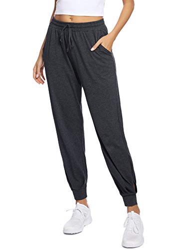 Hawiton Pantalones Deportivos para Mujer Algodón Pantalones de Pijama Largos Invierno Pantalón de Chándal para Gimnasio Deportes Correr Entrenamiento Jogging