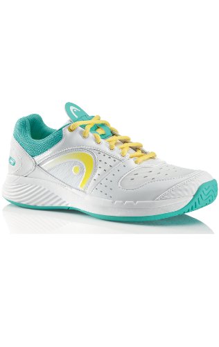 Head Women Sprint Team Clay - Camiseta para mujer, color blanco y verde