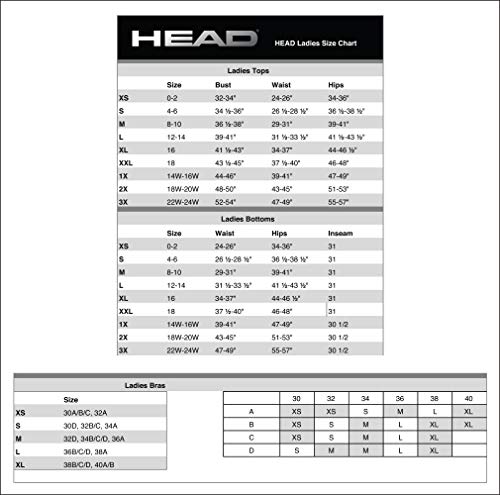 HEAD Women's Compression Workout Shorts - High Waisted Performance Gym & Running Short - 7 Inch Inseam - Black, Medium