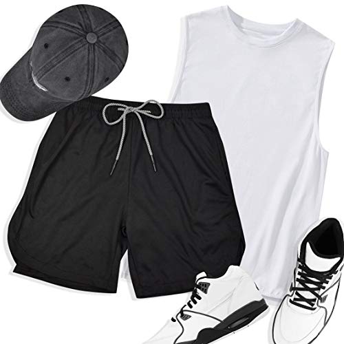 heekpek Shorts Deportivos Fitness Hombre Pantalón Corto Pantalones Cortos Deportivos para Correr Compresión Interna Secado Rápido Transpirable con Forro de Bolsillo al Aire Libre