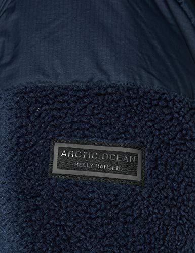 Helly Hansen Arctic Ocean Windproof Pile - Chaqueta de forro polar para mujer, Mujer, Chaqueta de forro polar., 34082, azul marino, large