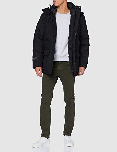 Helly Hansen Montes Parka Down Jacket, Hombre, Negro, M