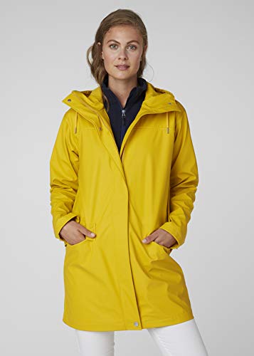 Helly Hansen Moss Outdoor Impermeable Chaqueta De Invierno, Mujer, Amarillo (Essential Yellow), M