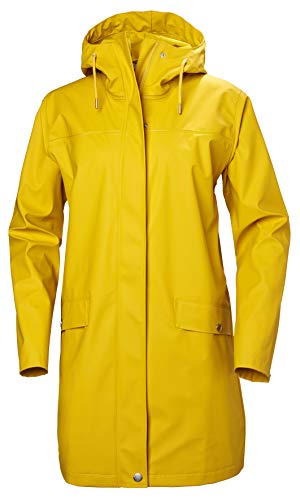 Helly Hansen Moss Outdoor Impermeable Chaqueta De Invierno, Mujer, Amarillo (Essential Yellow), M