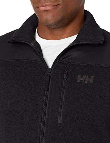 Helly Hansen Varde Fleece Jacket Chaqueta Deportiva, Negro, S para Hombre