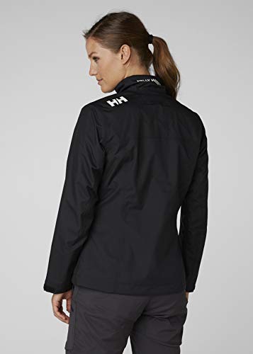 Helly Hansen W Crew Midlayer Jacket Chaqueta Impermeable, Mujer, Black, M