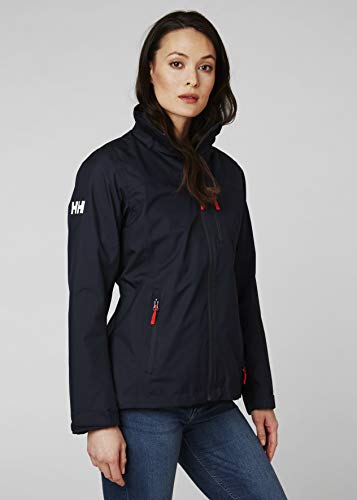 Helly Hansen W Crew Midlayer Jacket Chaqueta Impermeable, Mujer, Navy, XL