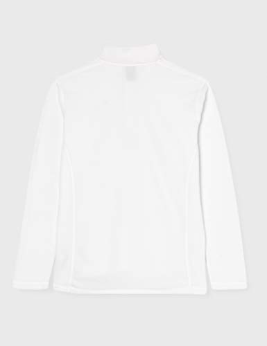 Helly Hansen W Daybreaker 1/2 Zip Fleece Chaqueta deportiva, Mujer, Blanco (Blanco 007), X-Small (Tamaño del fabricante:XS)