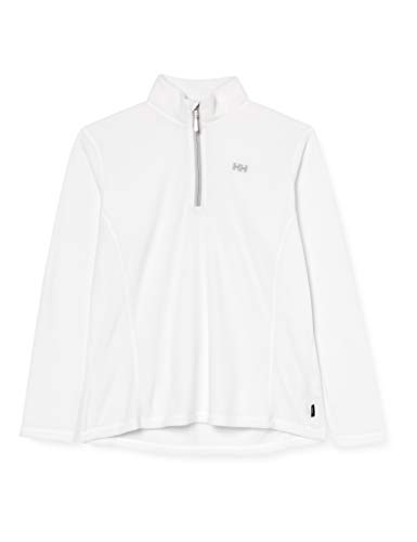 Helly Hansen W Daybreaker 1/2 Zip Fleece Chaqueta deportiva, Mujer, Blanco (Blanco 007), X-Small (Tamaño del fabricante:XS)