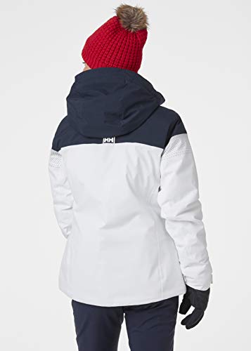 Helly Hansen W Motionista Lifaloft Jacket Chaqueta Con Doble Capa, Mujer, White, S