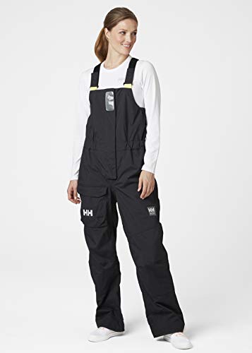 Helly Hansen W Pier Bib Pantalon Con Tirantes, Mujer, Ebony, XS