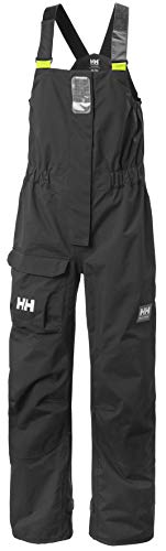 Helly Hansen W Pier Bib Pantalon Con Tirantes, Mujer, Ebony, XS