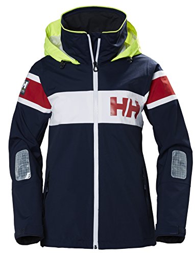 Helly Hansen W Salt Jacket Chaqueta deportiva, Mujer, Azul (Azul 597), X-Large (Tamaño del fabricante:XL)