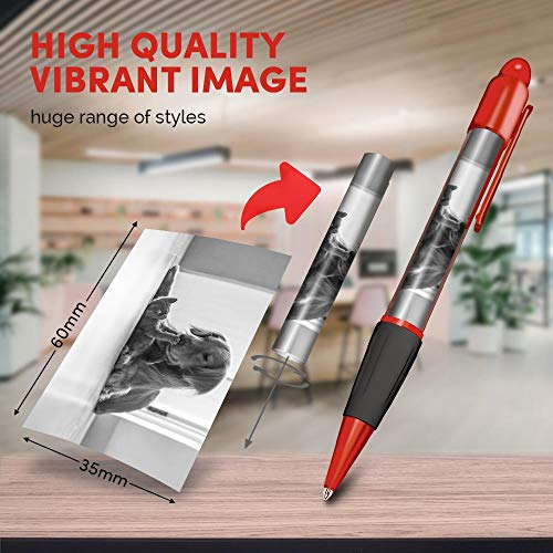 Hermoso y cómodo bolígrafo rojo (tinta negra) BW - es Retriever British Shorthair #42967