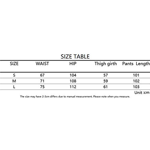 HHKX100822 Pantalones De Pierna Recta con Estampado De Cuadros, Pantalones De Pierna Recta con Estampado Cuadros Calle para Mujer Pantalones De Mezclilla Personalizados L