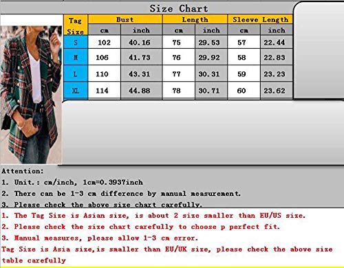 Hibasing Chaqueta a Cuadros Estilo Vintage para Mujer Blazer Estampado de Leopardo Cruzado