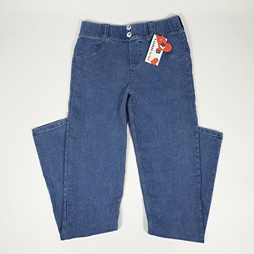 hibote Jeans para Mujer - Moda Slim Fit Elástico Flacos Ajustados Leggings Cintura Media Push up Casual Mezclilla Pantalones con Bolsillos