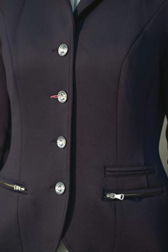 HKM 4057052224478 -Rimini-9300 - Chaqueta de competición para adulto, color gris oscuro, 44