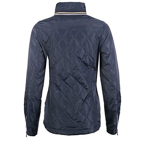 Hkm Chaqueta de equitación para Adultos -Limoni quilt-9602, Grafito, Talla M