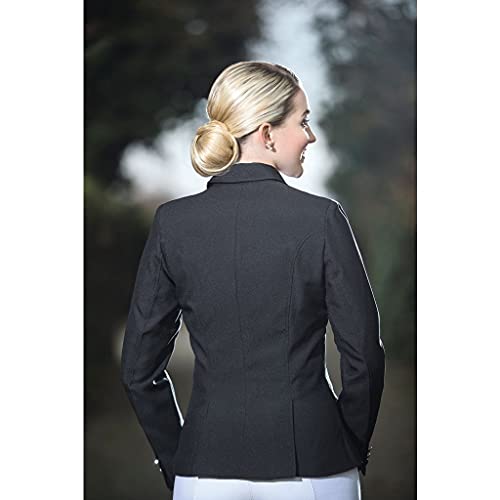 HKM MARBURG 545169 - Chaqueta de equitación para mujer y niño, talla 42, color negro