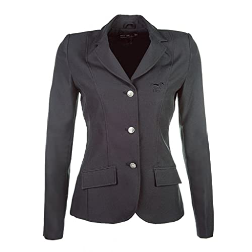 HKM MARBURG 545169 - Chaqueta de equitación para mujer y niño, talla 42, color negro