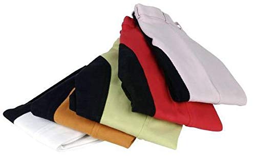 Hkm Pantalones de equitación para Mujer con Ribete 3/4, Color marrón Oscuro/Negro, 80, 556776