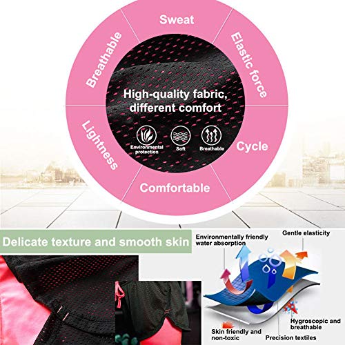 Homieco 2 en 1 de Malla Transpirable de Secado rápido de Malla de Doble Capa Corriendo Entrenamiento Gimnasio Yoga Entrenamiento Pantalones Cortos Activos Pantalones