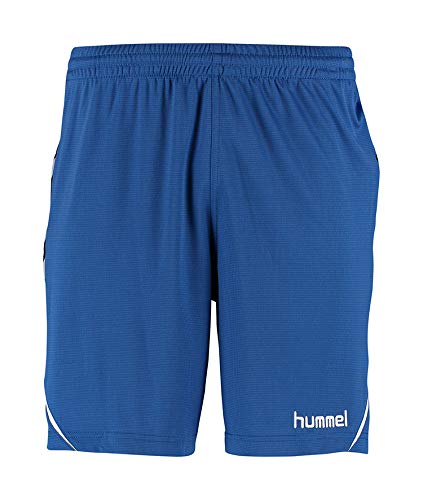 hummel AUTH Charge Poly Pantalones Cortos, Hombre, Color True Blue, tamaño Small