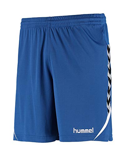 hummel AUTH Charge Poly Pantalones Cortos, Hombre, Color True Blue, tamaño Small