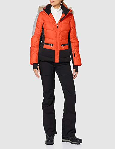 ICEPEAK Electra Chaqueta, Mujer, Rojo Coral, 42
