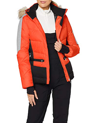 ICEPEAK Electra Chaqueta, Mujer, Rojo Coral, 42