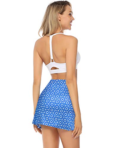 iClosam Falda de Golf Falda de Tenis Corta Deportivo para Mujer Moda y Comodo (Azul#3, M)