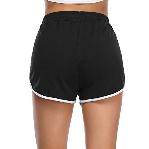 iClosam Pantalones Deportivo Corto Mujer,Pantalón Moda para Deportes Yoga Casual Gimnasio Ejercicio Playa Aire Libre Ocasionales