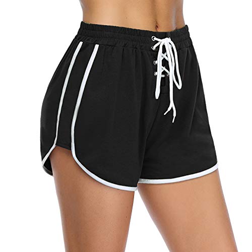 iClosam Pantalones Deportivo Corto Mujer,Pantalón Moda para Deportes Yoga Casual Gimnasio Ejercicio Playa Aire Libre Ocasionales
