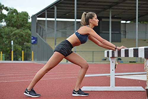 icyzone 2 en 1 Pantalón Corto para Mujer para Correr (M, Azul Real)