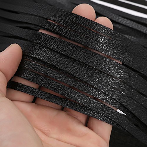 iixpin Mujer Falda con Flecos Borla de Cuero PU Punk Mini Falda Cinturón Ajustable con Hebillas para Fiesta Danza Noche Club Type A Negro Talla Única