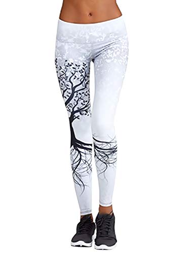Inception Pro Infinite (talla s) leggings de fitness - mujer - deportes con estampado - blanco - entrenamiento - gimnasio - yoga - pilates - mallas - gimnasio