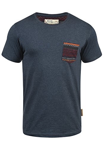 INDICODE Paxton - Camiseta para Hombre, tamaño:XXL;color:Navy (400)