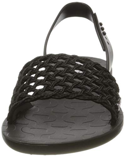 Ipanema Breezy Sandal Fem, Sandalias de Talón Abierto Mujer, Multicolor (Black/Black 8023.0), 35/36 EU
