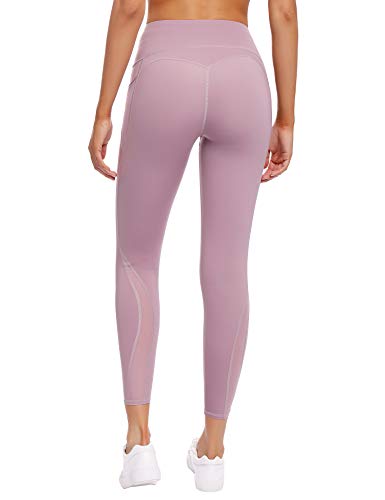 Irevial Leggings Mallas Deporte Mujer Push up,Alta Cintura Elásticos Pantalones con Bolsillos y Control de Barriga, pantalón chándal para Jogger,Yoga,Running,Fitness
