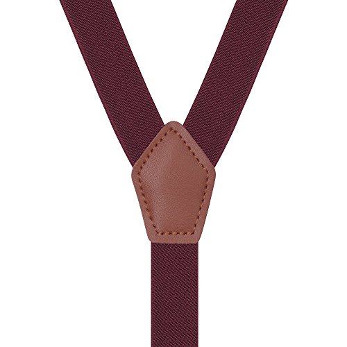 Irypulse Conjunto Tirantes Chic y Pajarita para 1-7 Años Bebé Niños Niñas 3 Clips Y Forma Retro Latón Clásico Longitud Ajustable Elástico - Marrón oscuro