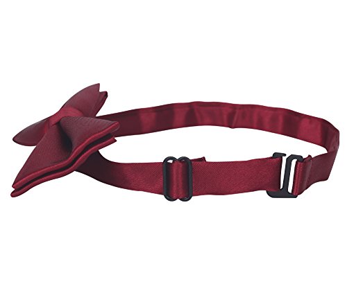 Irypulse Conjunto Tirantes Chic y Pajarita para 1-7 Años Bebé Niños Niñas 3 Clips Y Forma Retro Latón Clásico Longitud Ajustable Elástico - Marrón oscuro