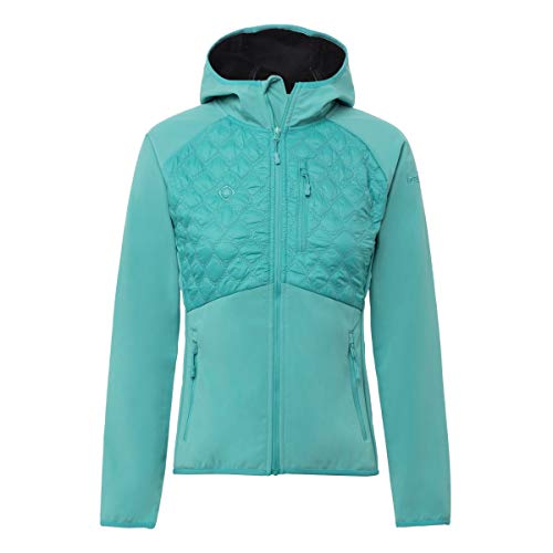Izas Baray Chaqueta Softshell, Mujer, Verde Mar, XL