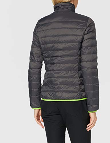 Izas Grecia Chaquetas De Pluma, Mujer, Gris Oscuro/Lima, S