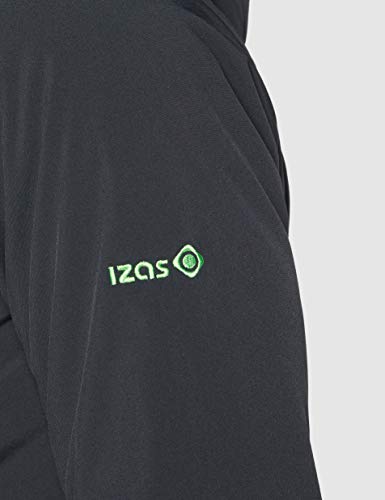 Izas Minto Chaqueta Softshell, Hombre, Gris Cerámica / Verde, XL