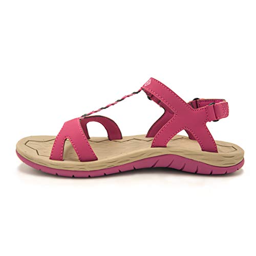 Izas Outdoor Leeds, Sandalias Deportivas Mujer, Fuxia Light Rose, 40 EU