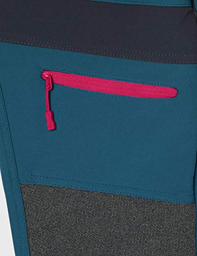 Izas Rhune Pantalones, Mujer, Agua Marina / Gris / Rosa, S