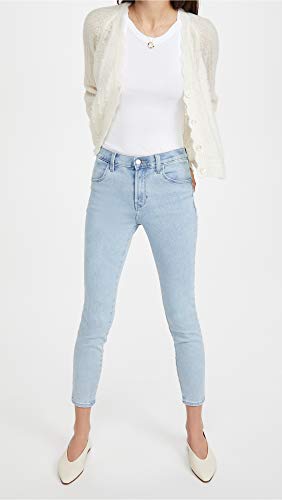 J Brand Alana Jeans ajustados de talle alto para mujer - azul - 32 US